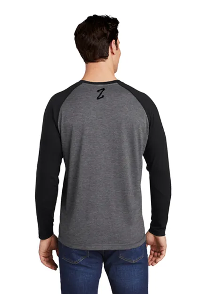 Pinz Wrestling Black Grey Long Sleeve